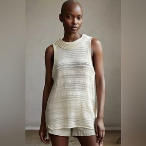 Anthropologie Dolan Left Coast sleeveless knit tunic sweater size Medium